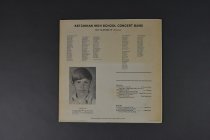 Vinyl Record Cover (back)